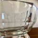 Saladier italien cristal argent 1970
