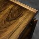 Vintage Danish dessert table in rosewood.