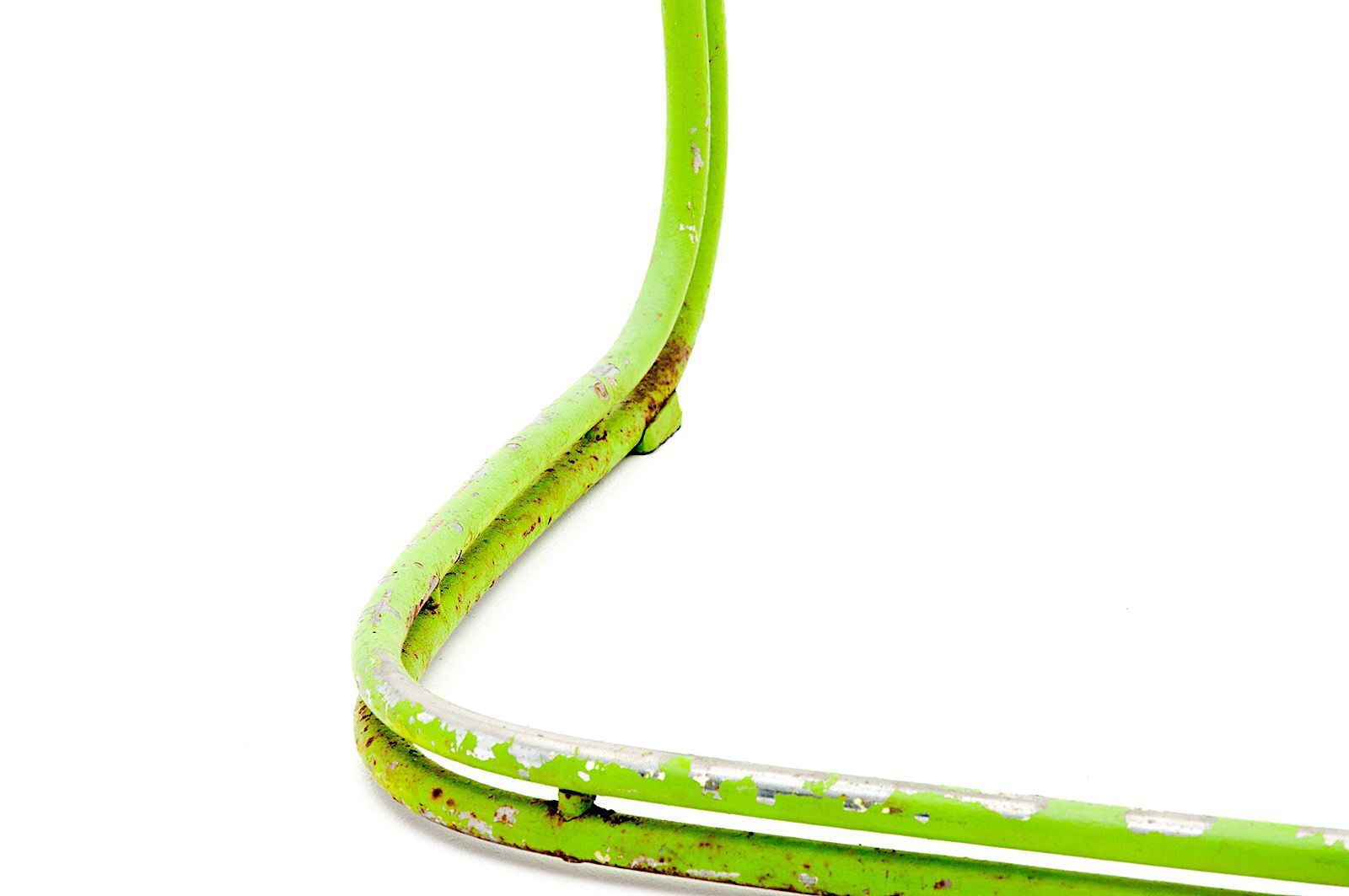 Chairs by Gastone Rinaldi in chromed green painted metal 1960