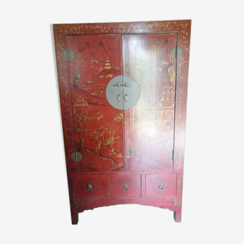 Armoire de mariage, Chine fin XIX ème/début XX ème siècle