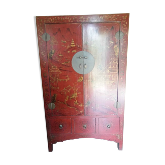 Armoire de mariage, Chine fin XIX ème/début XX ème siècle