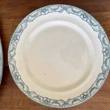 Lot of dishes iron earth Salins model directoire