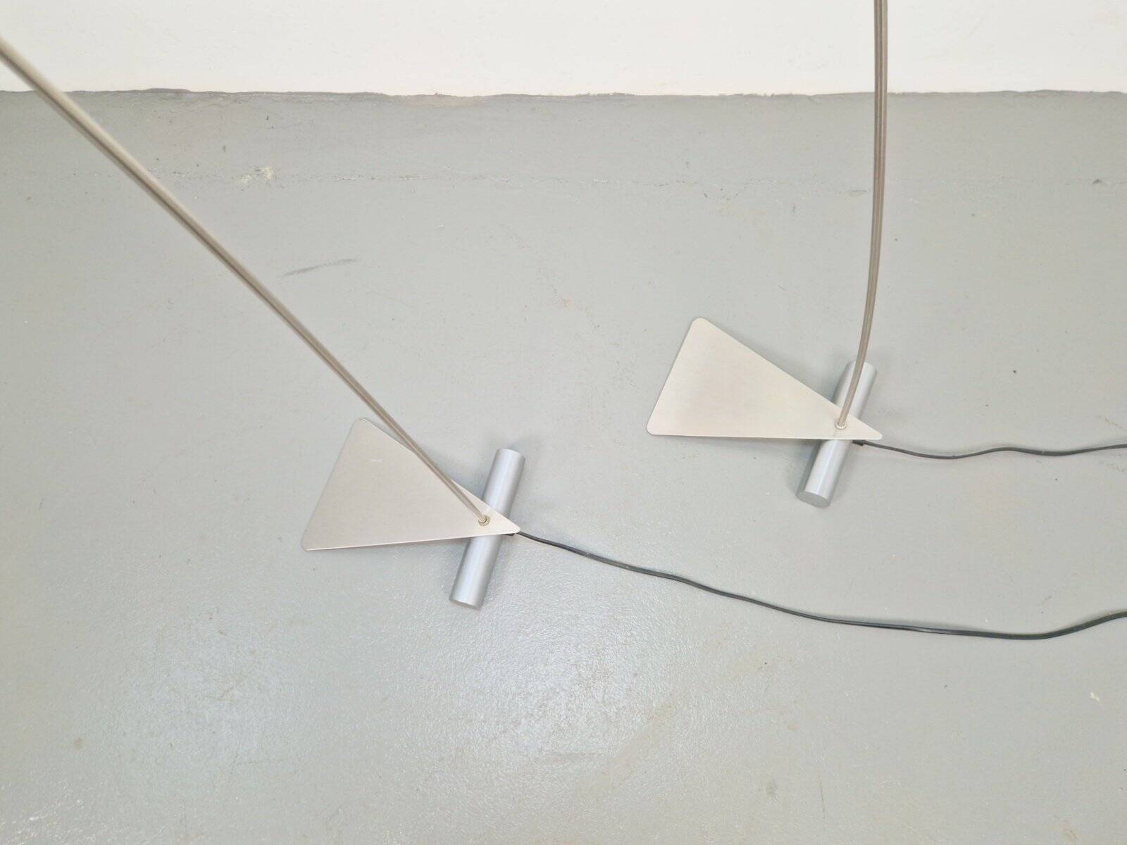 Postmodern Arch Metal Reading Floor Lamps from Hala Zeist, 1980s, Set of 2