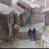 Picturesque village scene in Beaujolais Allain Renoux