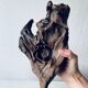 Raw vine candle holder