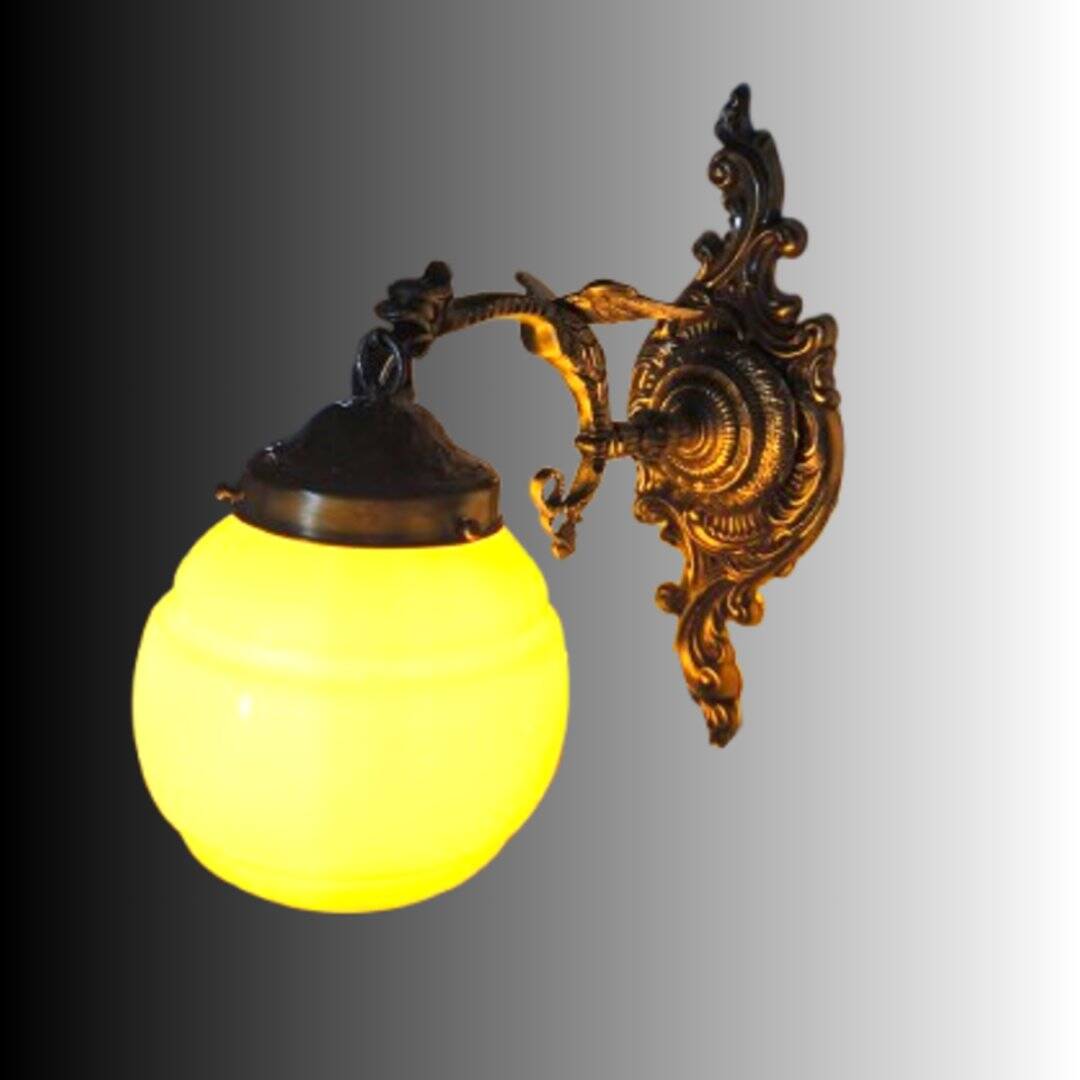 Vintage Imperio style sconces, years 40. Set of 3