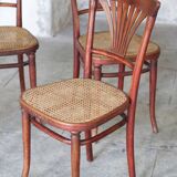 6 chairs n°221 canework Michael Thonet - 1920