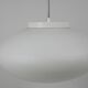 Up to 40 huge elliptical opaline glass pendants, in the style of Lisa Johansson-Pape.