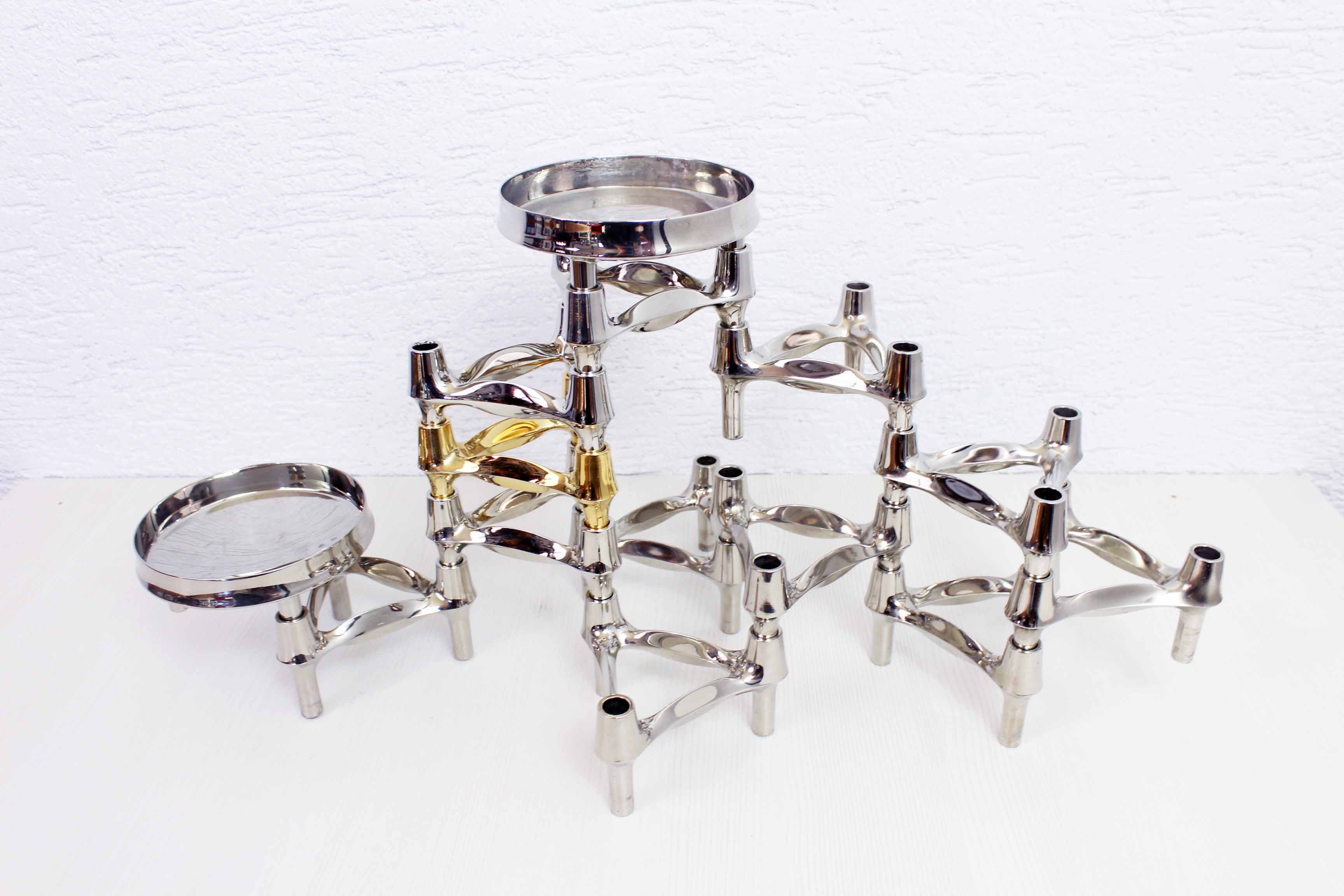 Fritz Nagel's set of 12 candlesticks and 2 cups for BMF