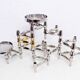Fritz Nagel's set of 12 candlesticks and 2 cups for BMF