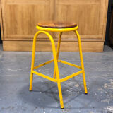 Old high workshop stool
