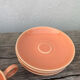 4 salmon ceramic tea or coffee cups