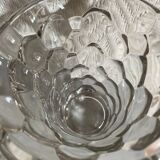 Glass vase signed Pierre d'Avesn honeycomb model