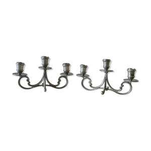 Duo de chandeliers en