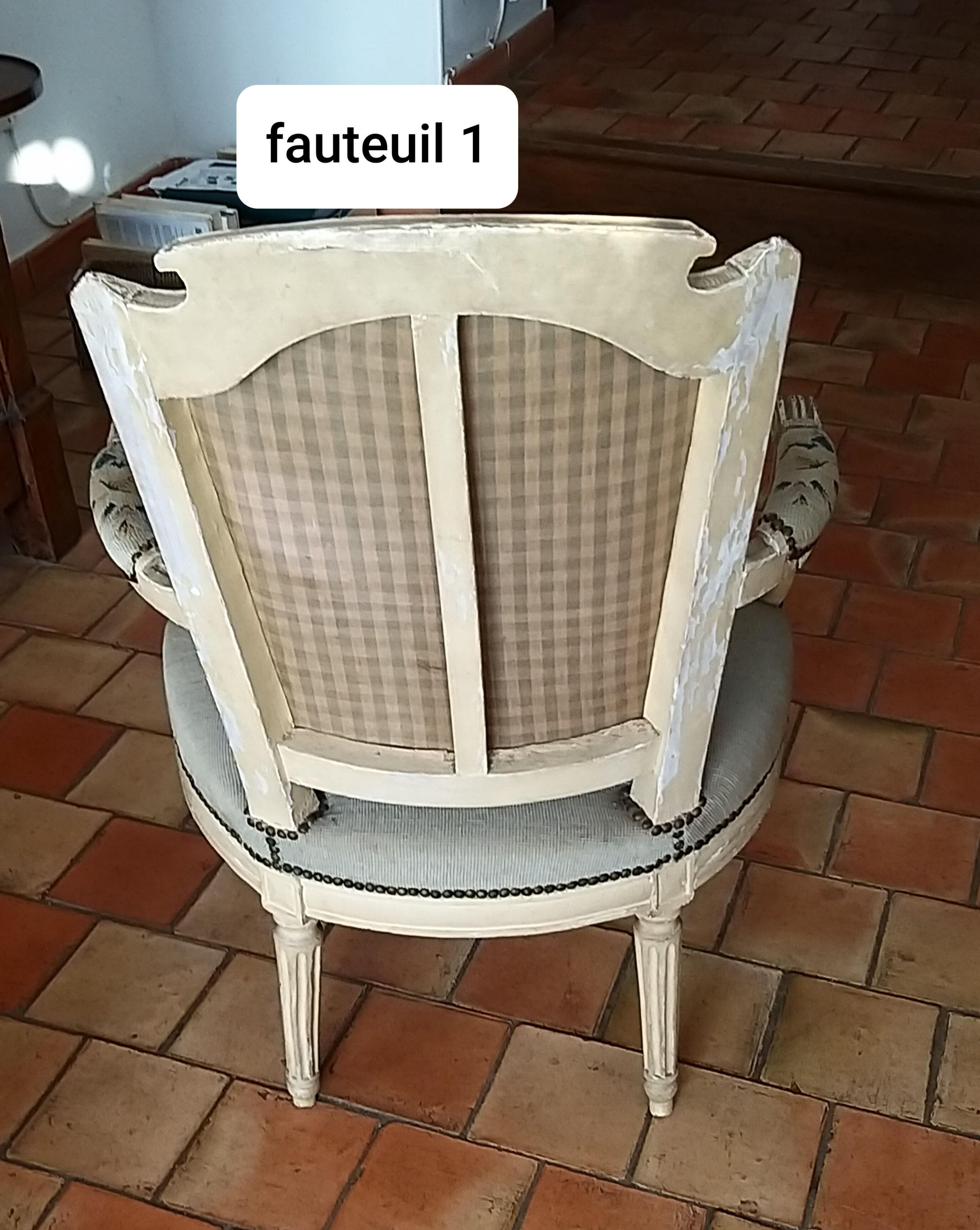 Pair of old armchairs