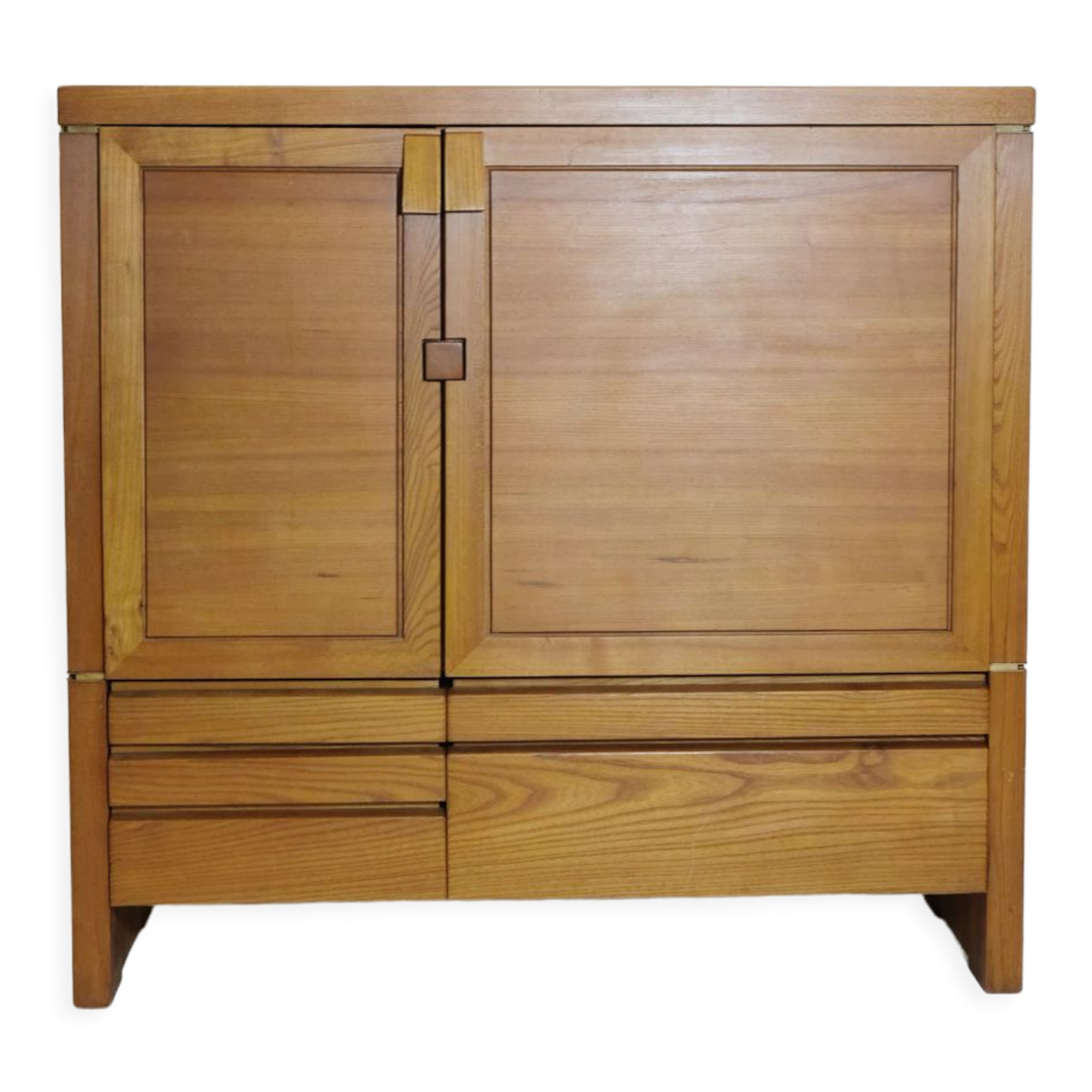 Pierre Chapo buffet R18, solid elm, 1960-1970