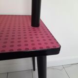 Bedside table with 1950 Vintage built-in lamp