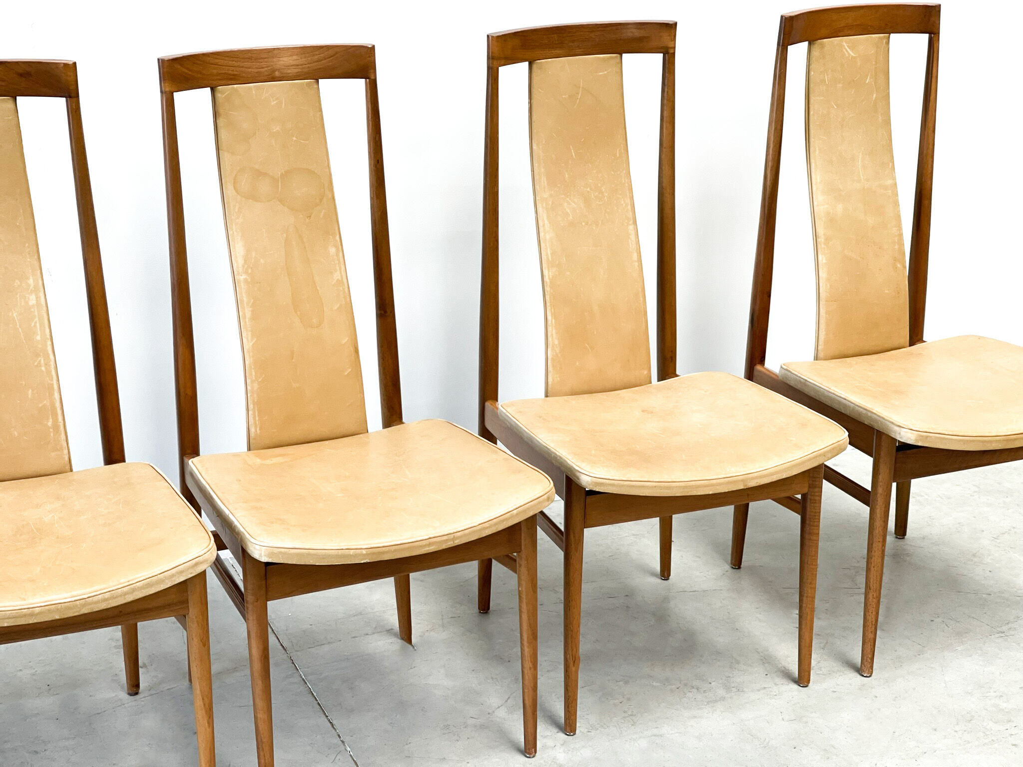 Oak dining chairs 1960s