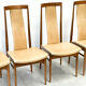 Oak dining chairs 1960s