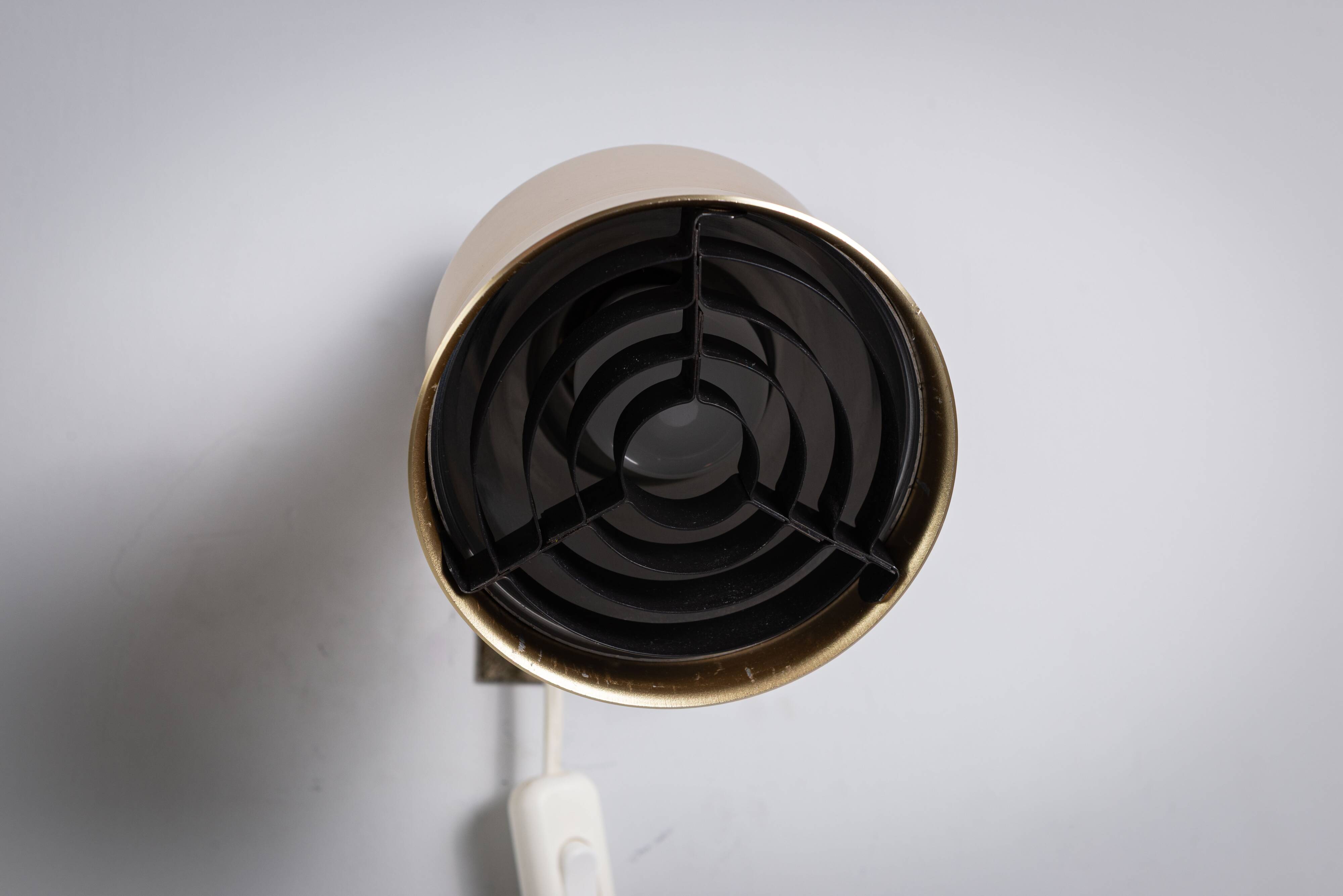 Pair of adjustable wall lamps designed by Per Sundstedt for Kosta Lampan