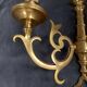 Paire d'appliques bronze doré style georgien anglais