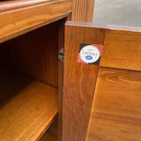 Scandinavian solid wood sideboard with 3 doors and 6 drawers, 160 cm