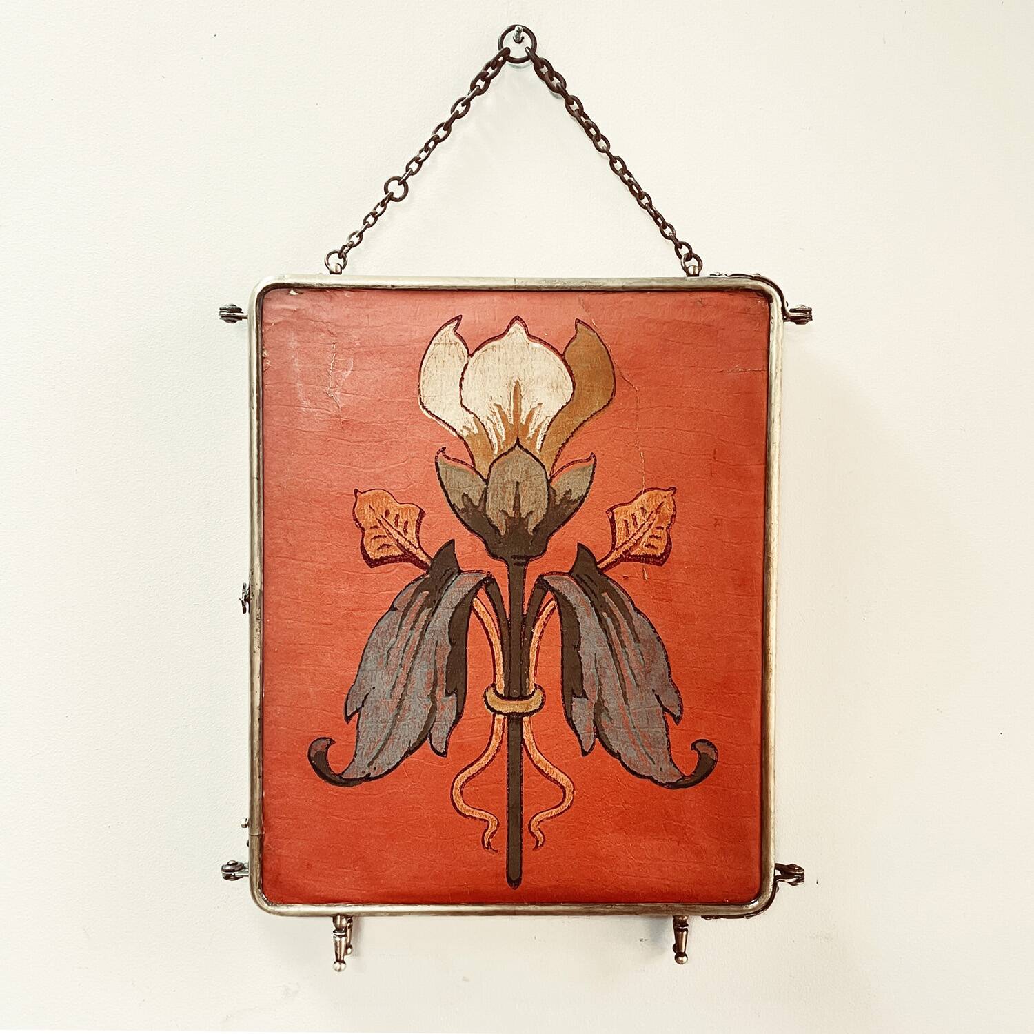 Very large triptych mirror from the early 20th century.