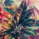 Huile sur panneau, Nature morte aux fleurs exotiques