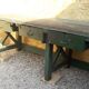 Établi industriel d'atelier 4m ancien