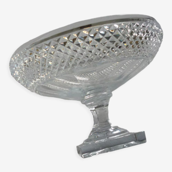 Cut crystal standing cup