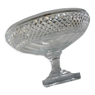 Cut crystal standing cup