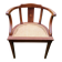 Wooden and cane office chair