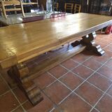 Oak farmhouse table