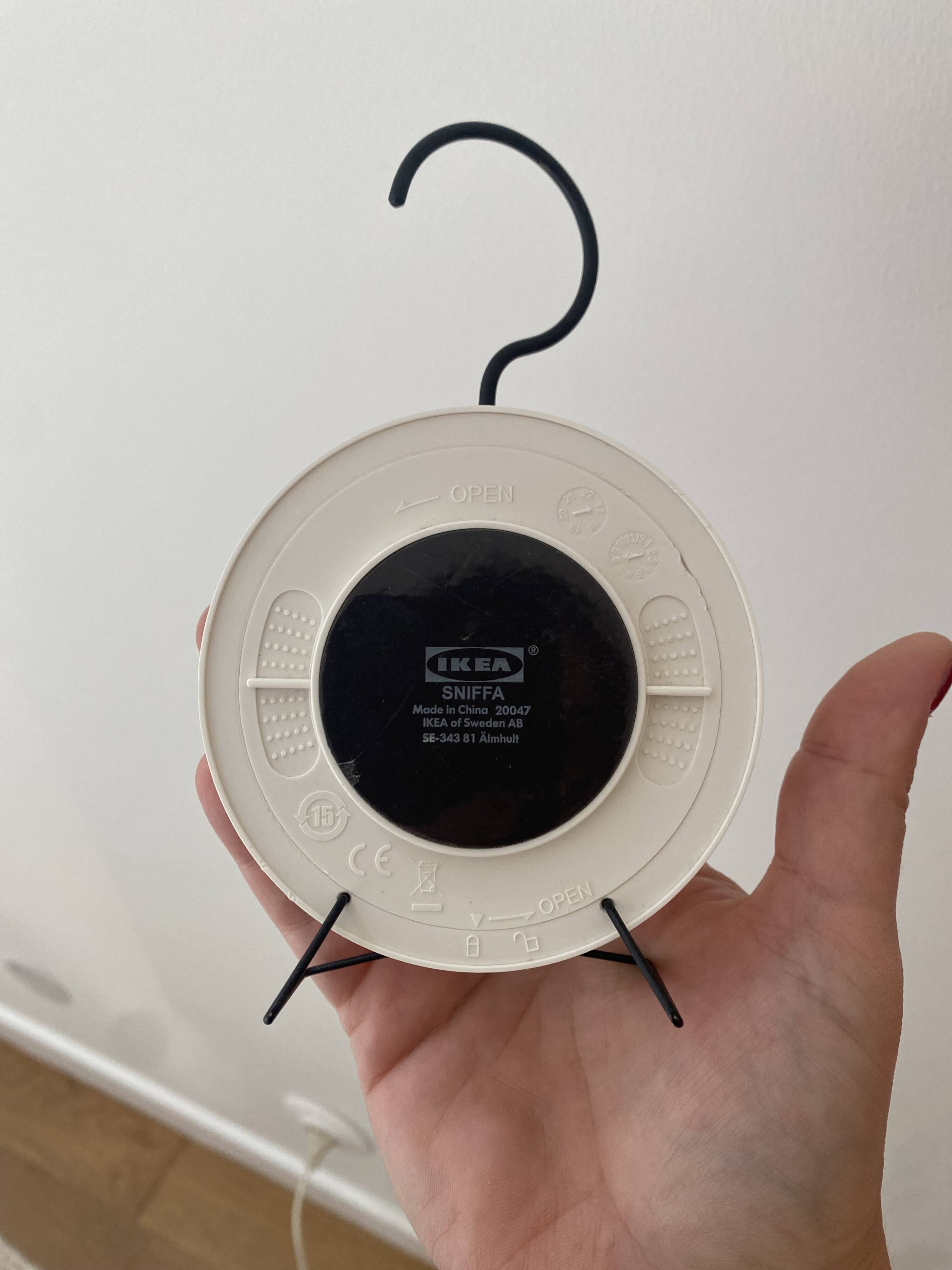 White clock to stand or hang ikea vintage model sniffa