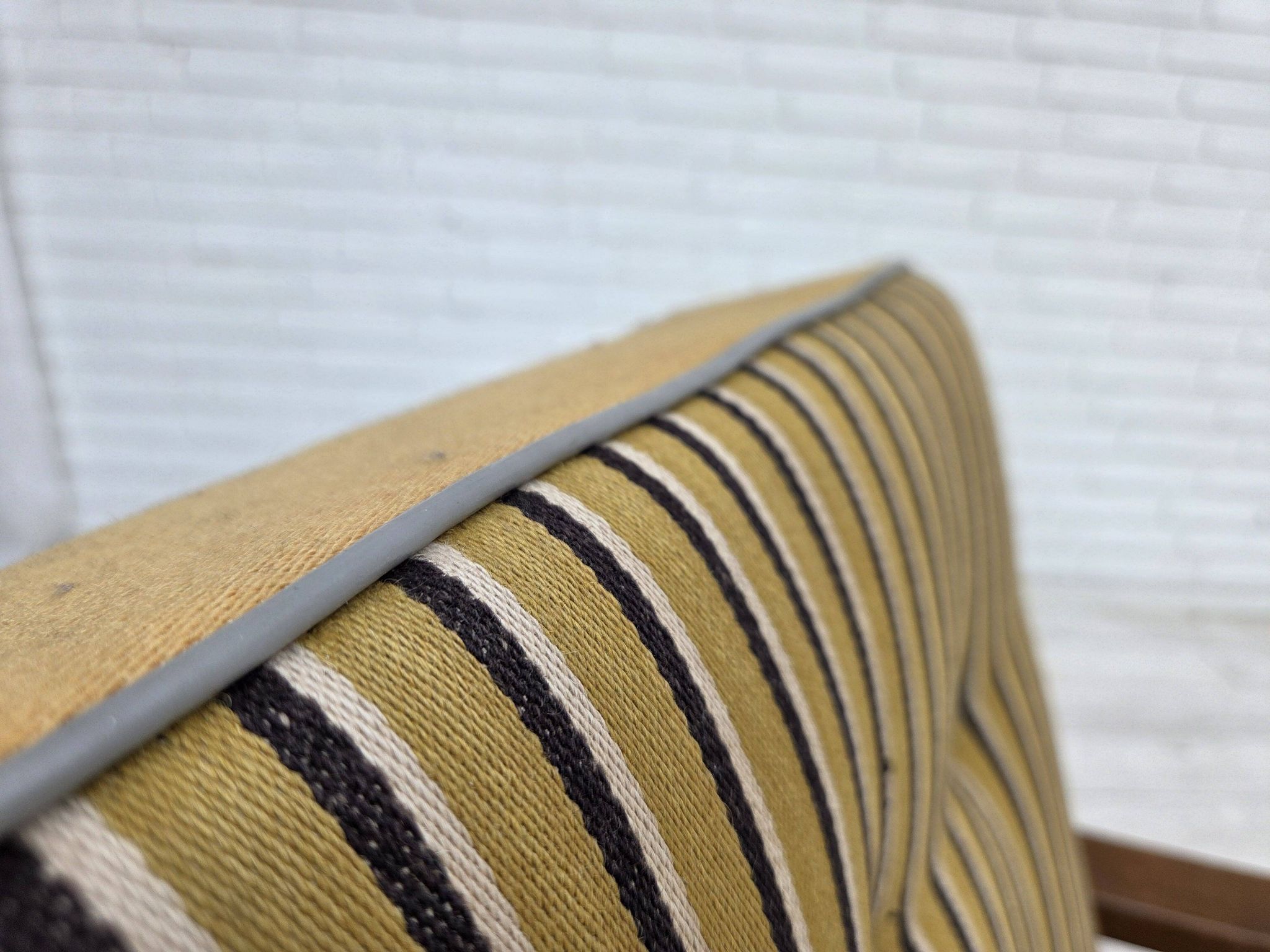 1960s, Danish armchair, furniture wool, beech wood.