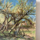 Paysage de forêt, huile sur toile signée Taquoy