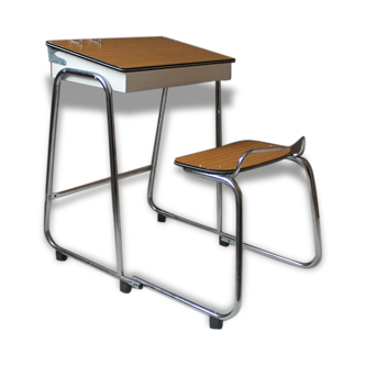 Bureau pupitre écolier vintage