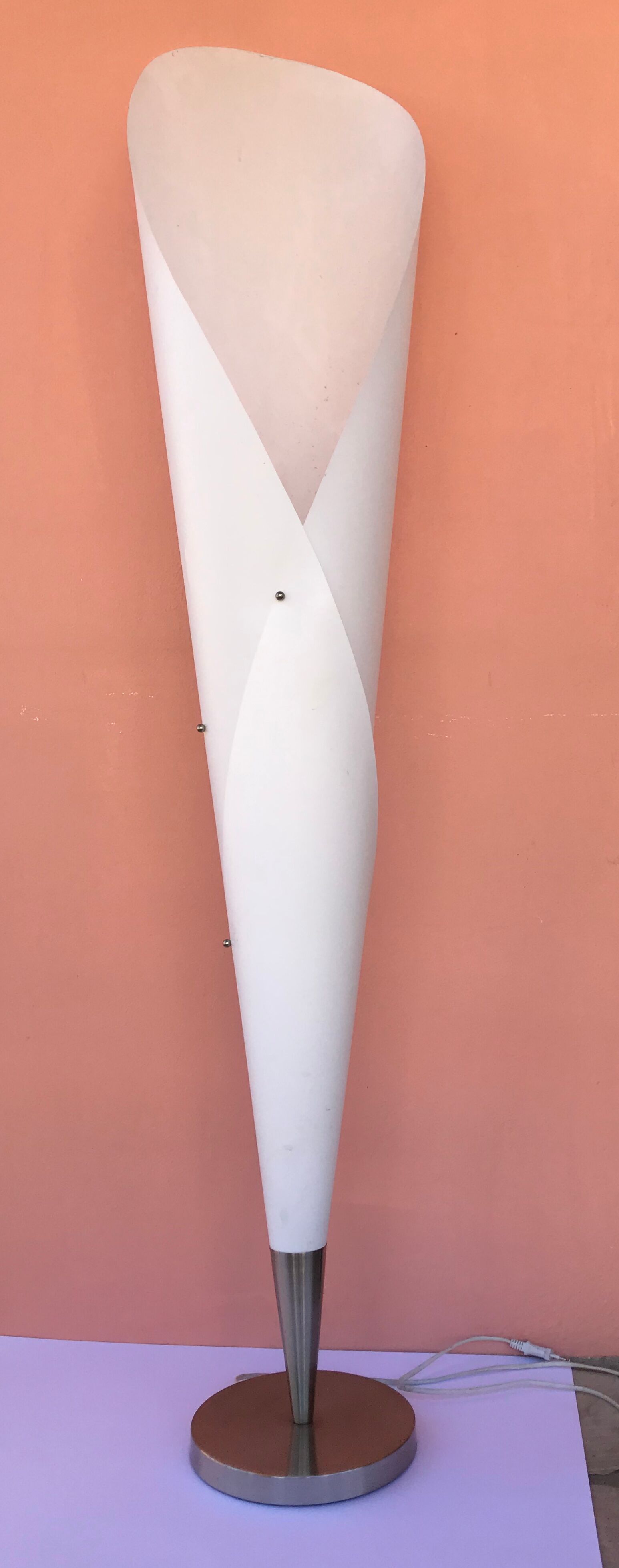 Design floor lamp of the 80s/90s, from the brilliant house