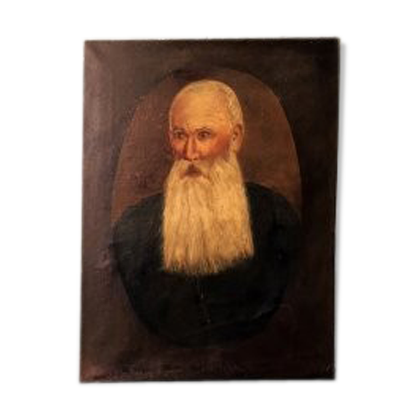 Delacroix's oil painting on a self-portrait