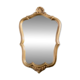 Golden baroque mirror