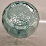 Ancienne vase en verre gravé IVIMA Made in Portugal
