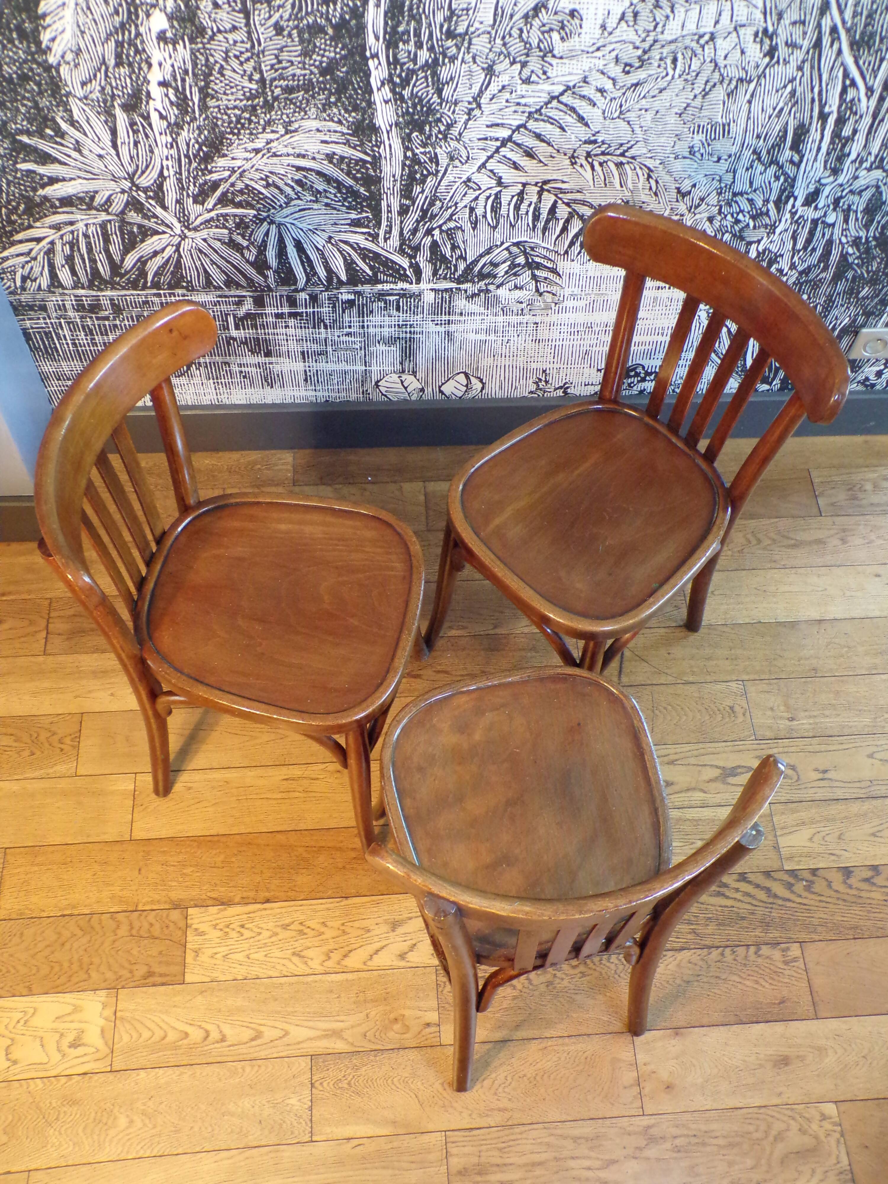 3 vintage luterma bistro chairs