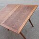 Table transformable pieds compas années 50