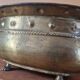 Important copper or brass planter from the 19th century with lion's paws.