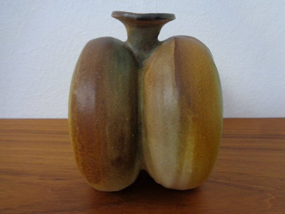 Danish Studio Ceramic Vase, 1960s