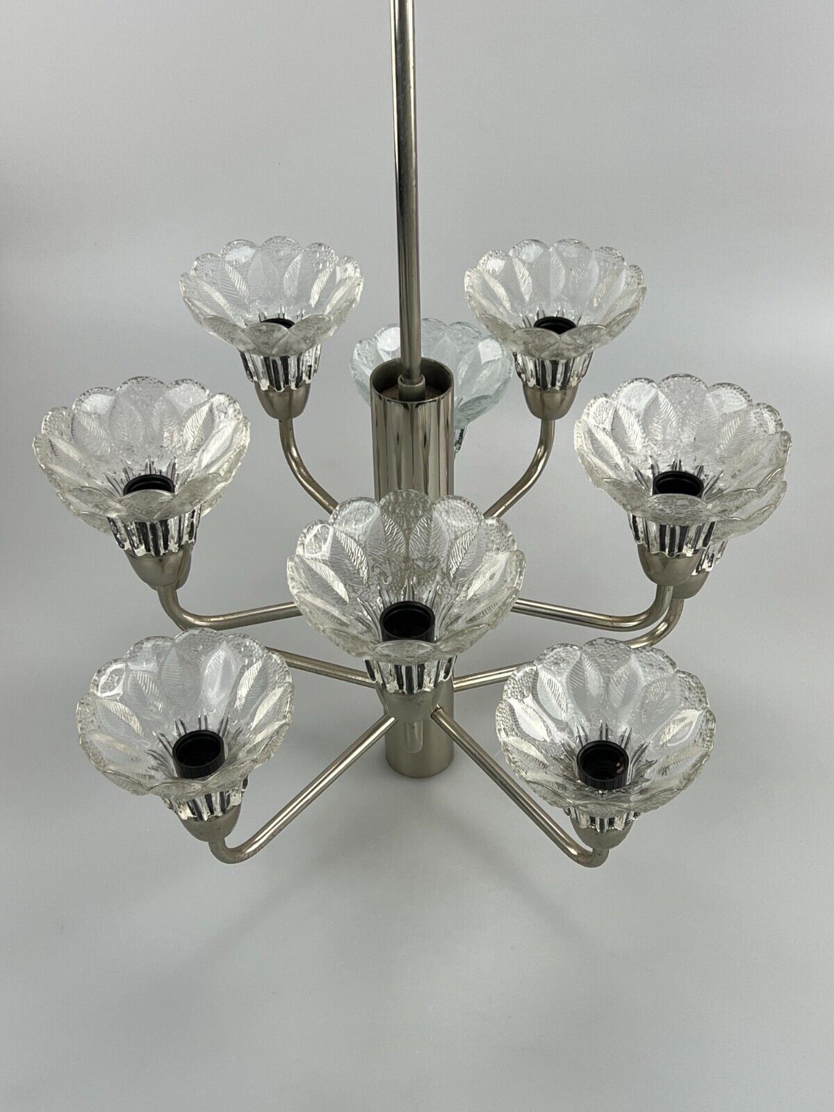60s 70s chandelier glass space age design