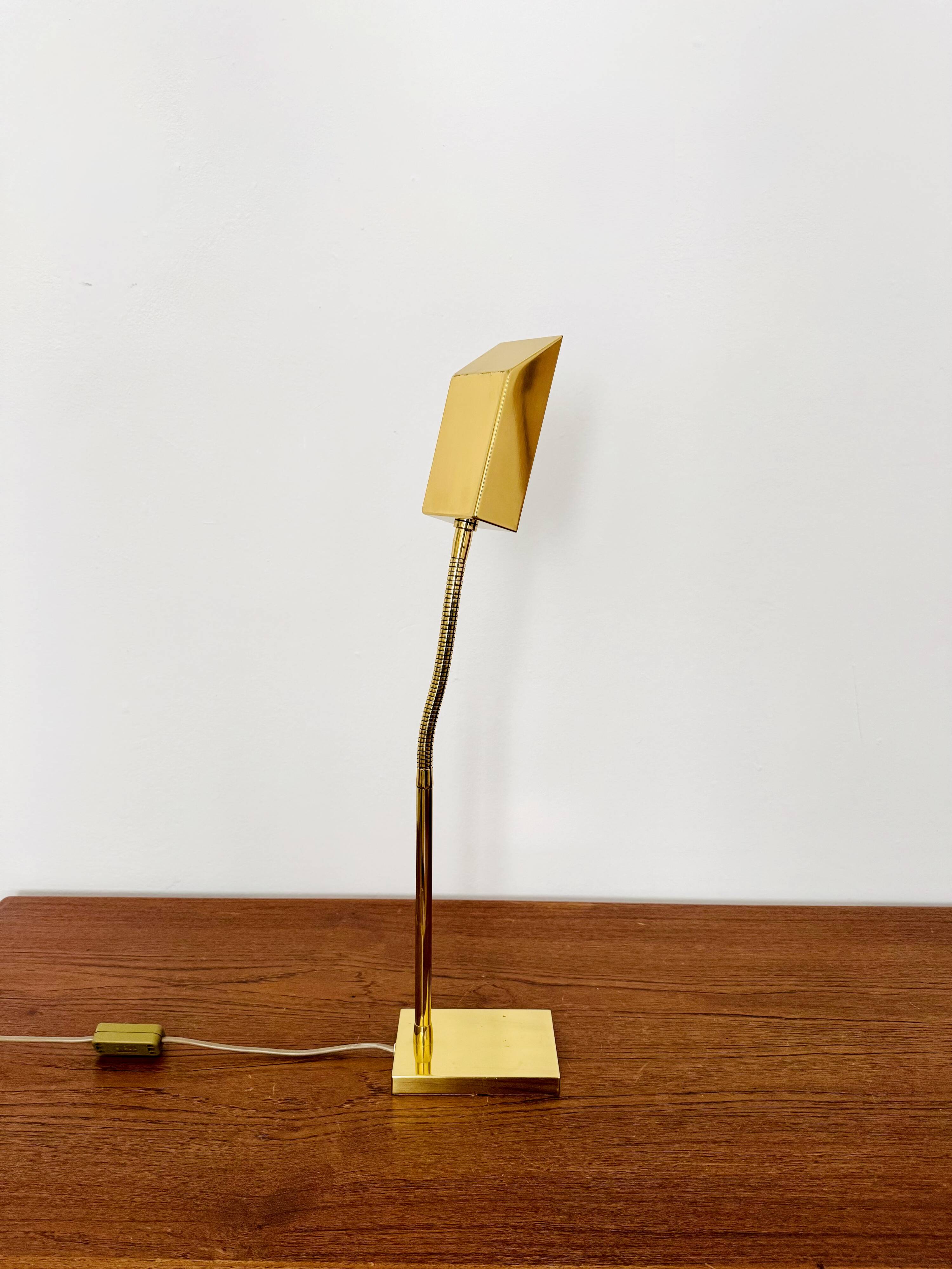 Brass Table Lamp by Vereinigte Werkstätten Collection