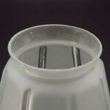 French Vintage Art Deco Replacement Shade With Grooved Abstract Design 0184