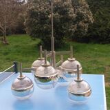 Space age design chandelier from the 70s