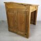 Striped pine office counter